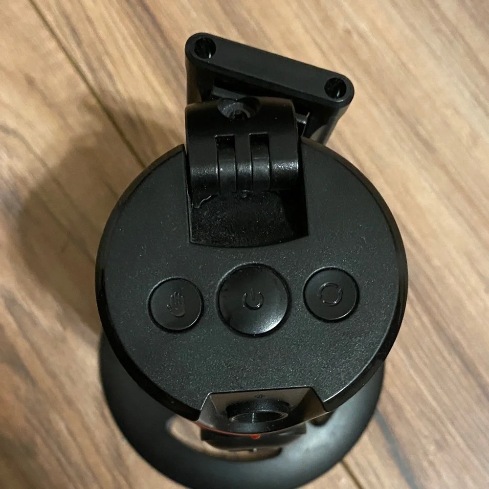 Collapsible auto face tracking no app required 360 rotation camera mount